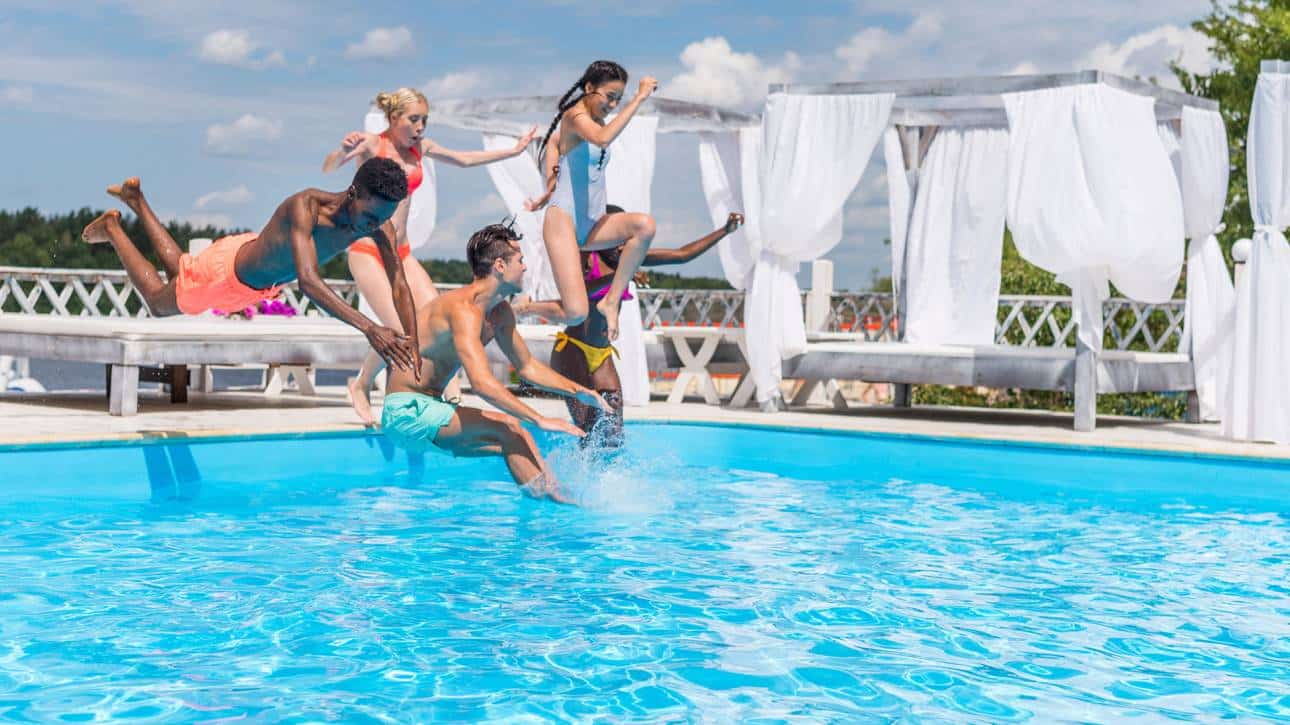 Piscinas de poliéster adolescentes