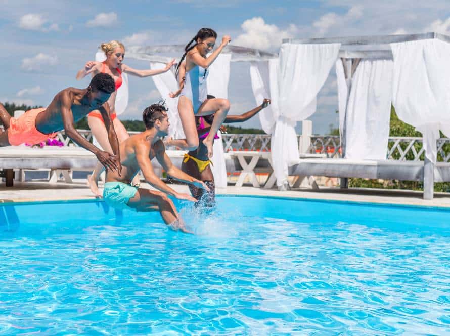 Piscinas de poliéster adolescentes